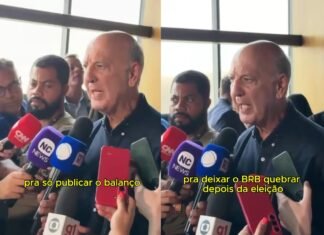 Vídeo: Arruda denuncia manobra para segurar a quebra do BRB até depois das eleições