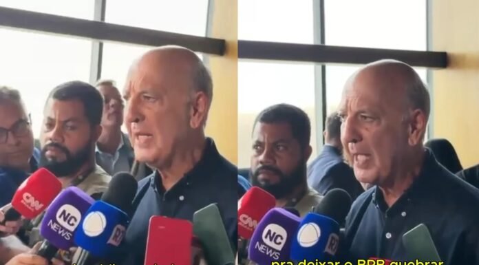 Vídeo: Arruda denuncia manobra para segurar a quebra do BRB até depois das eleições