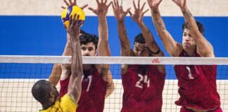 Vôlei: Brasil perde para EUA e volta a se complicar na Liga das Nações