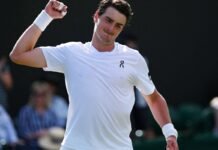 João Fonseca crava segunda vitória no Torneio de Wimbledon, em Londres