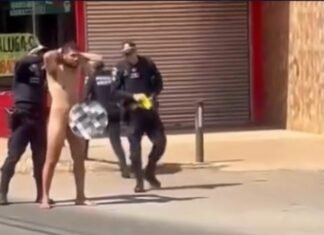 Vídeo: Homem é visto andando pelado na Rua 10 de Vicente Pires