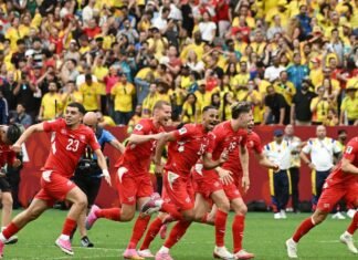 Suíça bate Colômbia nos pênaltis e avança às quartas após 72 anos