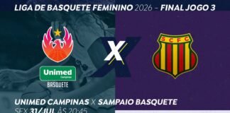 TV Brasil exibe nesta sexta jogo Unimed Campinas X Sampaio Basquete