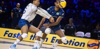 Seleção masculina perde e pode dar adeus à Liga das Nações de vôlei