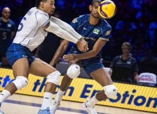 Seleção masculina perde e pode dar adeus à Liga das Nações de vôlei