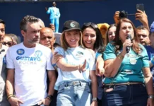 Celina defende obras viárias e saúde