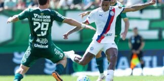 Brasileirão: Chapecoense busca empate com Bahia em jogo de seis gols