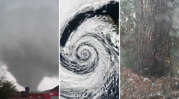 Alerta, aulas suspensas e tornado: veja os impactos do ciclone-bomba pelo país