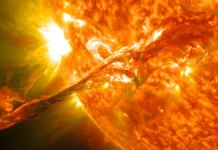 Tempestade solar deve atingir a Terra até sexta
