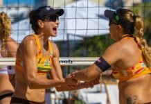Carol e Rebecca estão na final do Circuito Mundial de vôlei de praia