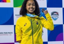 Parapan-Pacífico: nadadora Alessandra quebra recorde mundial