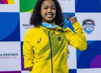 Parapan-Pacífico: nadadora Alessandra quebra recorde mundial