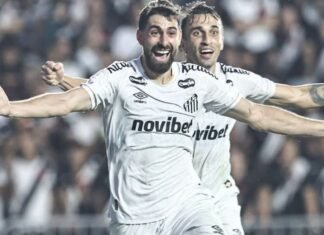 Santos desencanta no 2º tempo e atropela o Vasco pelo Brasileirão