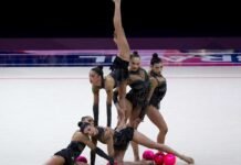 Ginástica rítmica: Brasil é bronze e garante vaga em Los Angeles 2028