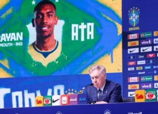 Ancelotti convoca 26 jogadores para amistosos da Seleção Brasileira