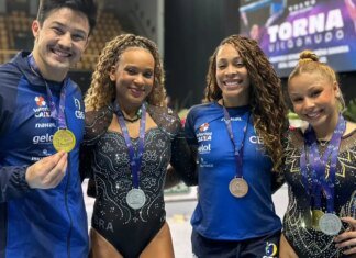 Brasil fecha Copa do Mundo de ginástica com mais cinco pódios