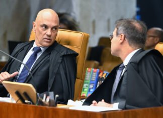 Moraes e Mendonça batem boca e quase saem na mão no STF
