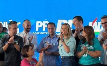 Vídeo: Celina Leão comemora apoio dos candidatos do Avante