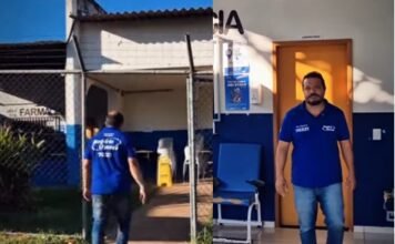 Rogério Ulysses filma UBS fechada e diz que saúde está na UTI
