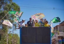 Izalci Lucas faz carreata da Estrutural a Santa Luzia