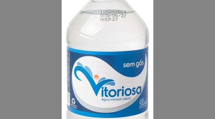 Anvisa interdita água mineral da marca Vitoriosa por conter coliformes