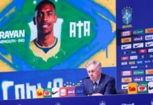Ancelotti anuncia 26 convocados para amistosos da seleção brasileira