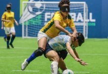 Brasileiras são vice-campeãs da Copa América de futebol de cegas