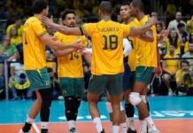 Brasil vence Venezuela e está no mundial de vôlei masculino