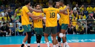 Brasil vence Venezuela e está no mundial de vôlei masculino