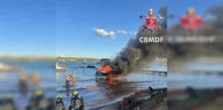 Quatro feridos de lancha no Paranoá seguem no HRAN