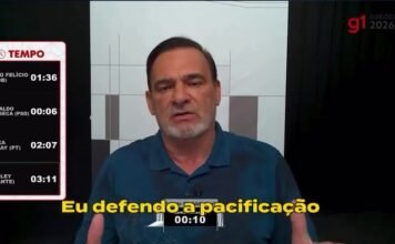 Candidato ao Senado, Marley Mendonça pede pacificação do país em debate no G1