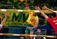 Brasil vence Chile na estreia pelo Sul-Americano de vôlei masculino