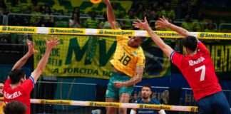 Brasil vence Chile na estreia pelo Sul-Americano de vôlei masculino