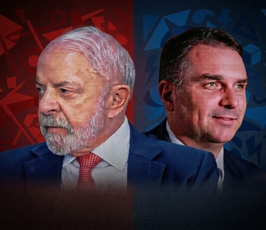 Polymarket: Flávio recua de 81% para 79%, Lula sobe para 23%