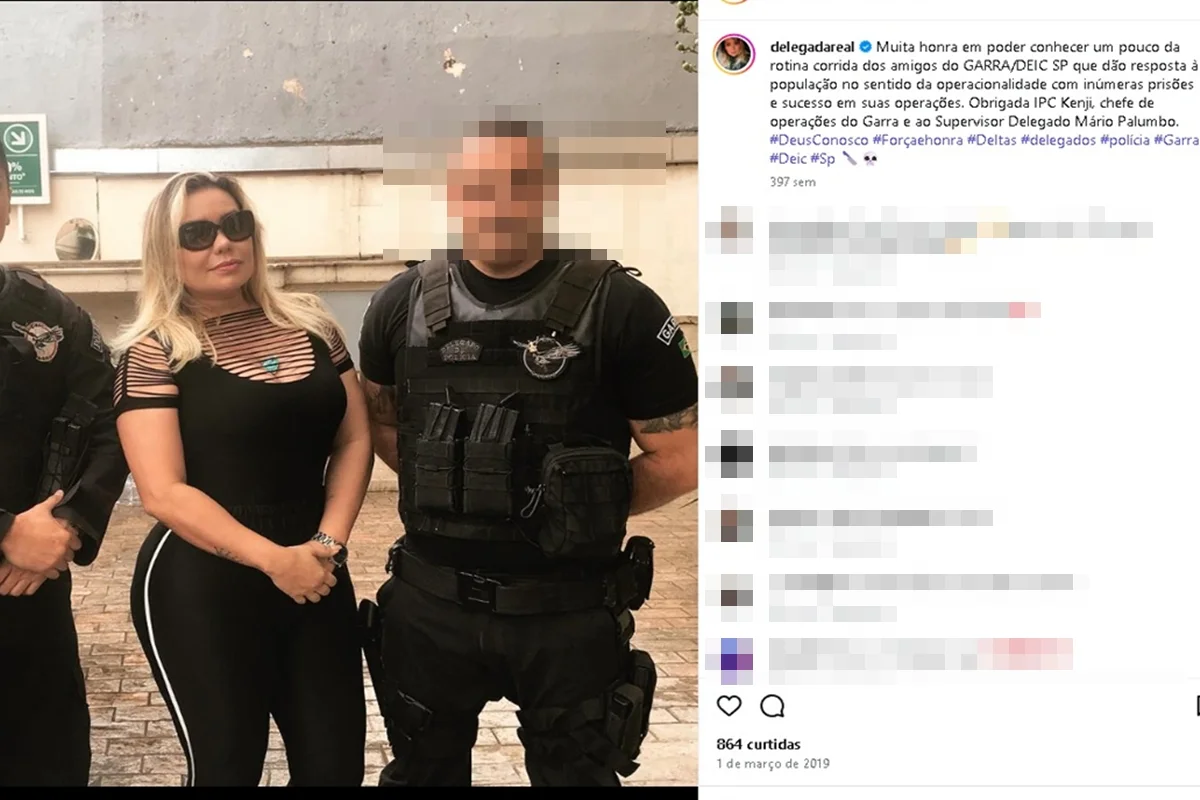 Prints revelam intimidade de delegada e chefe do PCC: “Macho, diferenciado”