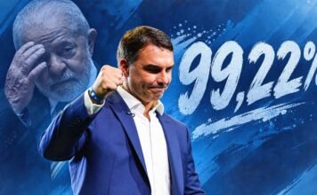 Global Election Simulator aponta 99,22% de chances de vitória de Flávio