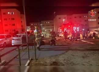 Incêndio consome apartamento no Itapoã Parque
