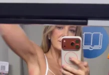 Ticiane mostra corte e hematoma após ensaios da Dança dos Famosos